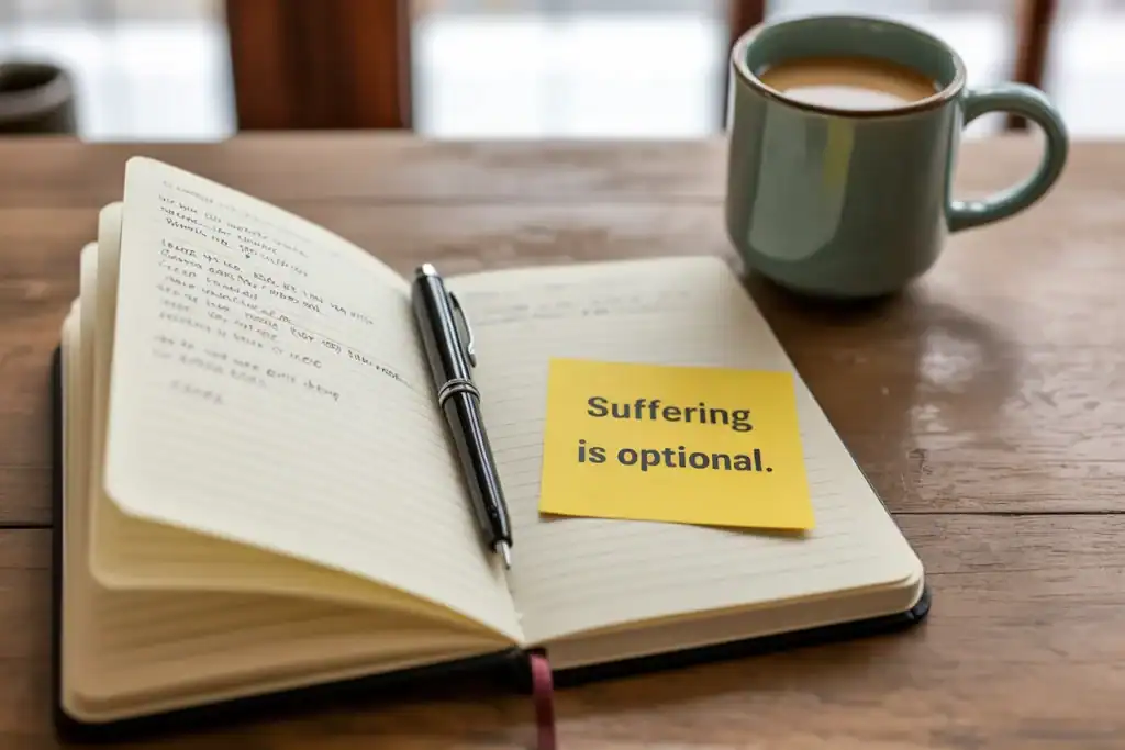 Suffering is optional