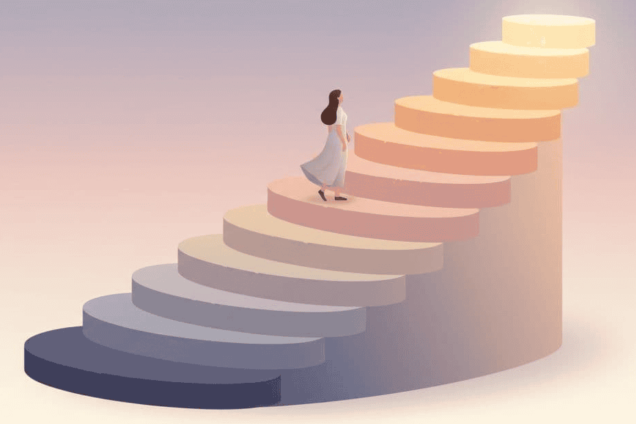 Climbing the emotional scale.