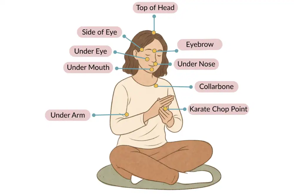EFT Tapping points for emotional freedom
